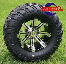 GOLF CART 12" TEMPEST WHEELS and 22"x11"-12" AT/MT TIRES  EX