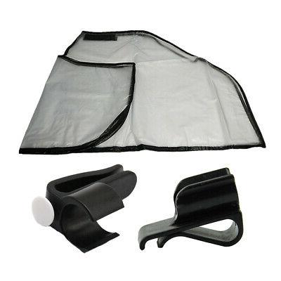Raincoat & 2pcs Putter Clamp Clubs Holder Clip